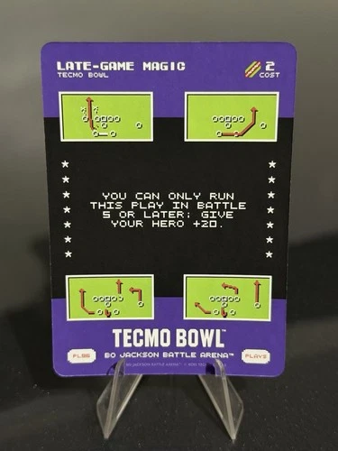 2026 Bo Jackson Battle Arena Tecmo Bowl Plays #PL96 Late-Game Magic