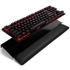 Computer Keyboard Wrist Rest Stand for Desktop Space-Saving Keyboard Riser wi...