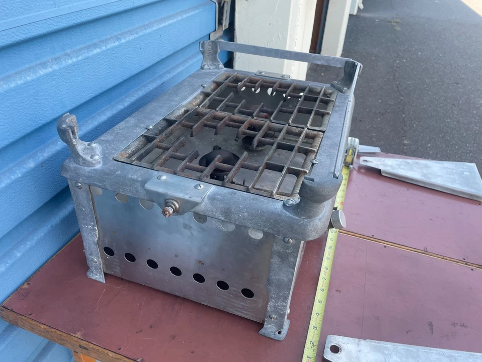 Rara stufa marina cardanica 2 fuochi a cherosene Primus vintage Shipmate - Immagine 2 di 4