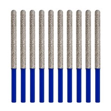 10pcs 7.2x74mm Diamond Mortar Raking Bit Hand Drill Brick Stone Round Shank