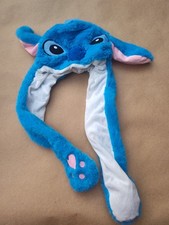Blue Cute Kid's Character Plush Hat with Movable Ears