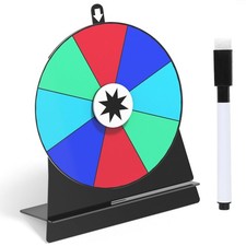 Prize Spinning Wheel Color Tabletop Roulette Spinner for Carnival Tradeshow