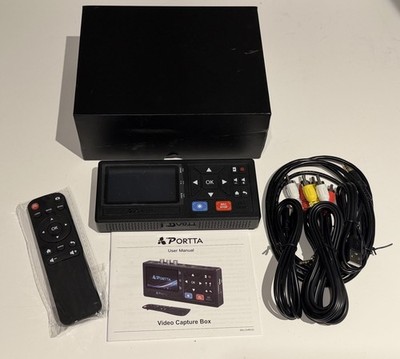 Portta Video Capture Box zur Konvertierung analoger Videosignale in digitale Formate