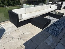 Rattan Garden Furniture Sofa Set + Bar & Seats