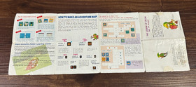 Legend of Zelda Map Strategies Poster Insert Nintendo NES Manual Only