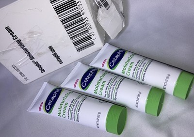 Cetaphil Set Of Three-3 OZ Tubes Moisturizing Cream New