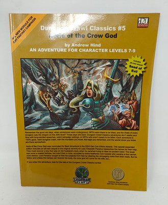 Dungeon Crawl Classics D20 #5   Aerie of the Crow God   Paperback