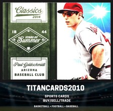 Paul Goldschimdt 2014 Panini Classics Stars of Summer Arizona Baseball Club #22