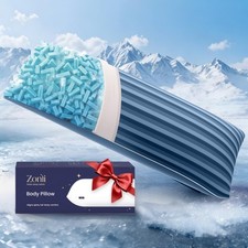 Cooling Body Pillow for Adults, Breathable Cooling Fabric with Firm Memory Fo...