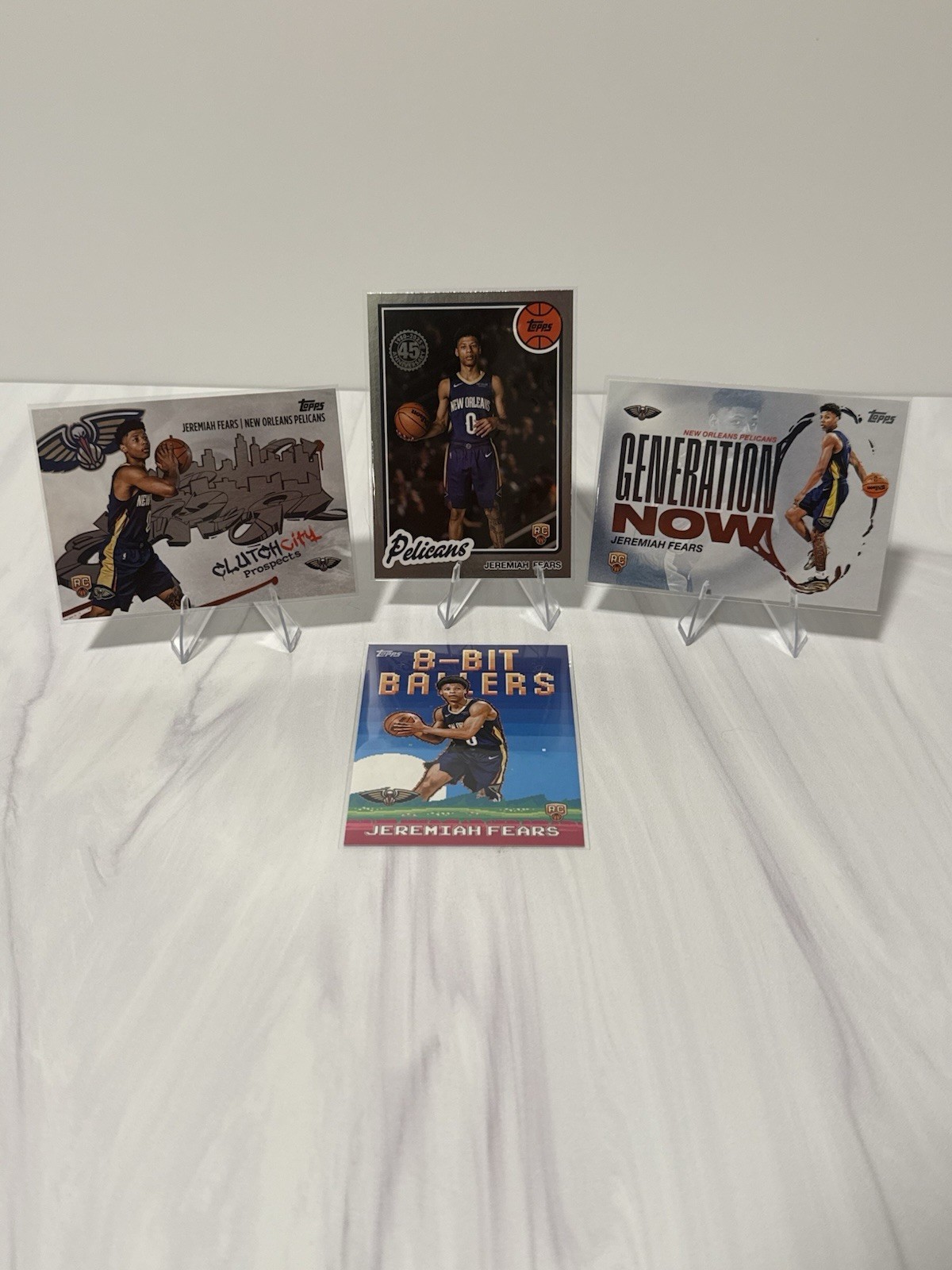 Topps 2025 JEREMIAH FEARS Rookie Cards #CC-7 #8B-37 #GN-7 #80BK-98 #207