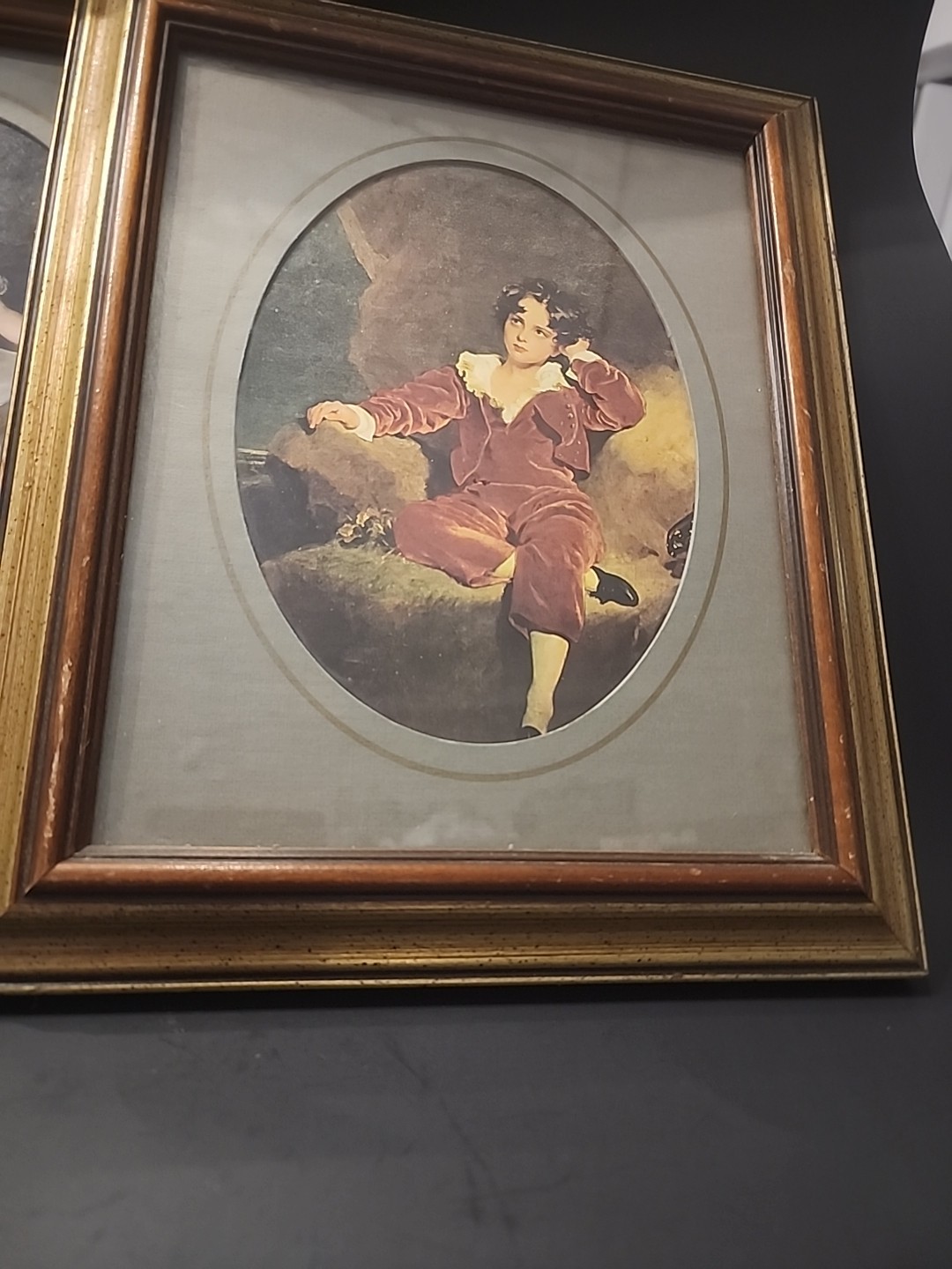 Pair of Vtg Framed Sir Thomas Lawrence Red Boy Miss Murray House of Lloyd Prints