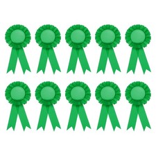 Blank Award Ribbon, 10 Pcs Prize Ribbon Award Medal Winner Ribbon, Green