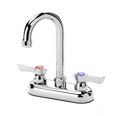 Krowne 11400L  4 inch Deck Mount Faucet w/ 3 .5 inch Gooseneck Spout