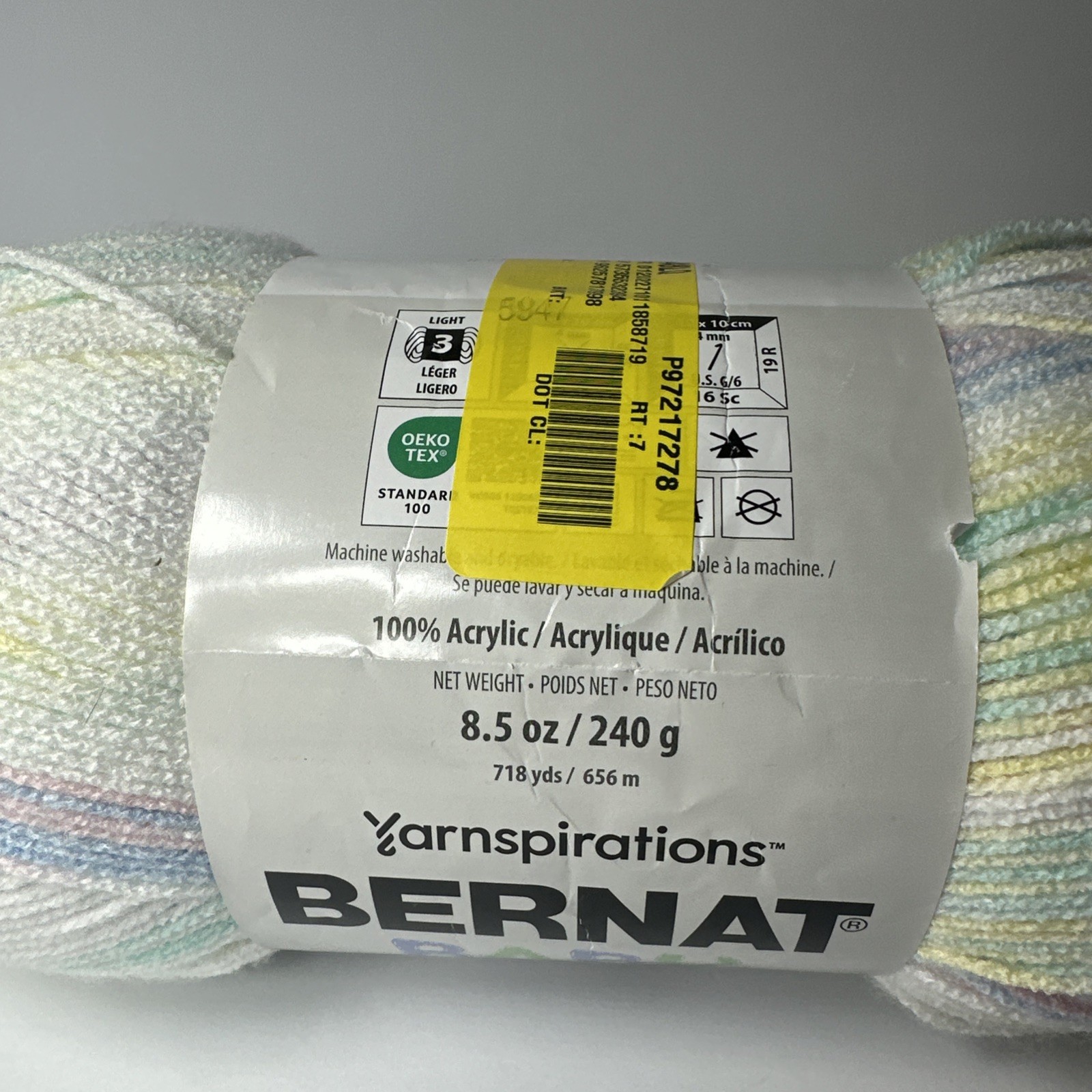 Yarnspirations Bernat Baby sport 8.5oz 100% Acrylic Baby Baby Ombre