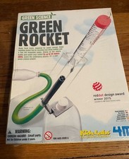 Toysmith 4M Green Science Green Rocket Kit New Sealed Super FUN!!!