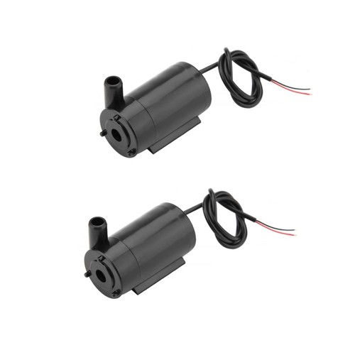 2Pcs DC 3-5V Micro Submersible Mini Water Pump for Aquariums Fish Tank Pond F...