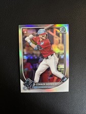 2025 Bowman Chrome Connor Norby Rookie Red Redemption Refractor RC Miami Marlins