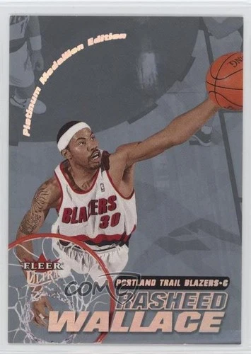 2000-01 Fleer Ultra Platinum Medallion /50 Rasheed Wallace #14P
