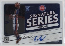 2020-21 Panini Donruss Optic Signature Series Saddiq Bey #SS-SBY Auto 0q77