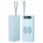 Plastic DIY QC/PD 3.0 LCD Display Battery Case Mobile Power Bank Charging Box D
