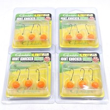 Gamakatsu Joint Knocker Single 5g 4 sets #10 Luminous Orange Joint Knocker Hook