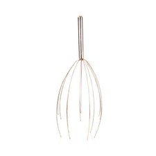 Kikkerland Copper-Plated Steel/Rubber Head Massager Stress Releaser