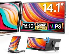 14'' Laptop Screen Extender Portable Monitor 1200P USB-C HDMI FHD IPS for 14-17"