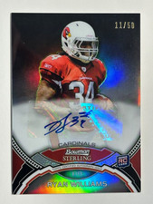 2011 Topps Bowman Sterling RYAN WILLIAMS Autograph Rookie Card /50 Cardinals RC