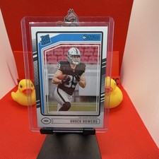 Panini Donruss 2024 Brock Bowers #394 Rated Rookie Las Vegas Raiders