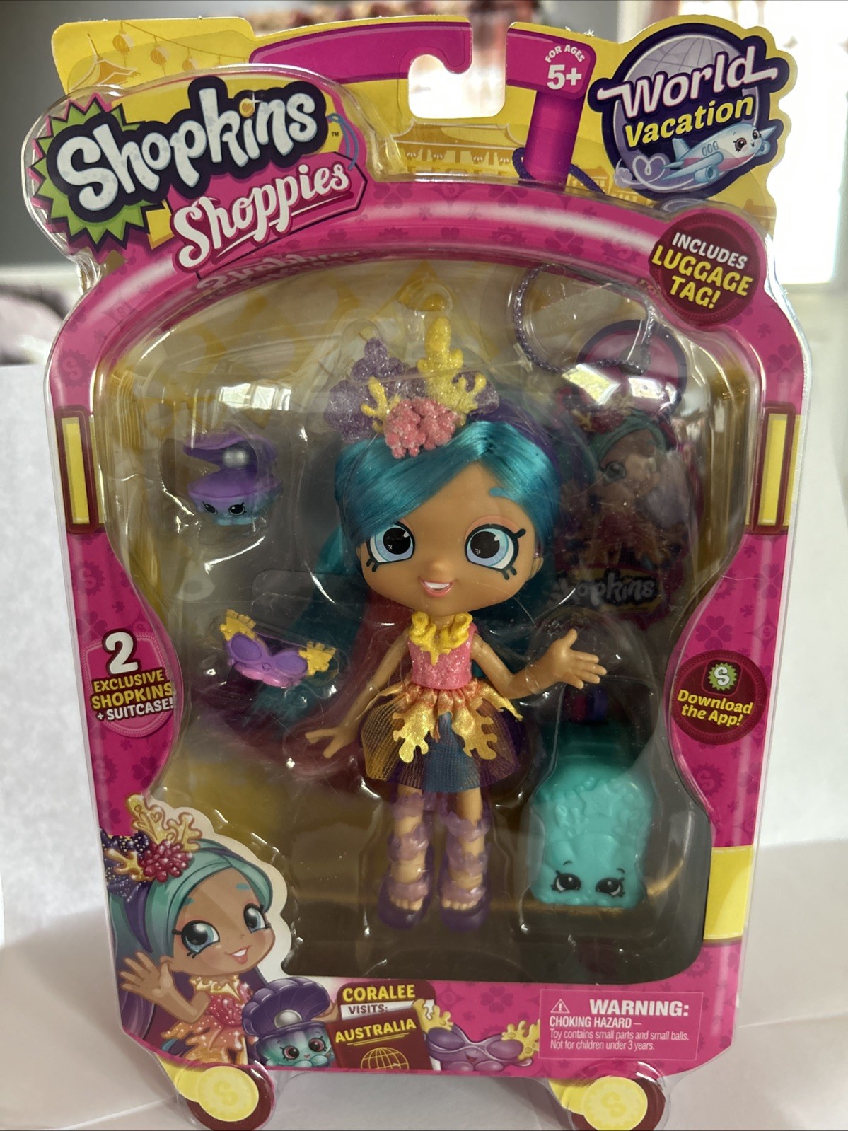 Shopkins Shoppies World Vacation Coralee Visit Australia New