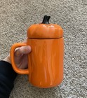 Rae Dunn Artisan Collection by Magenta "Trick Or Treat” mug w/Pumpkin topper lid — photo 4