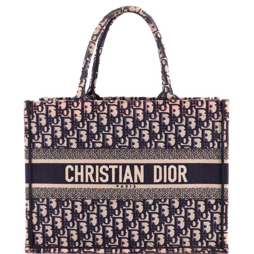 Christian Dior Book Tote Oblique Canvas Medium