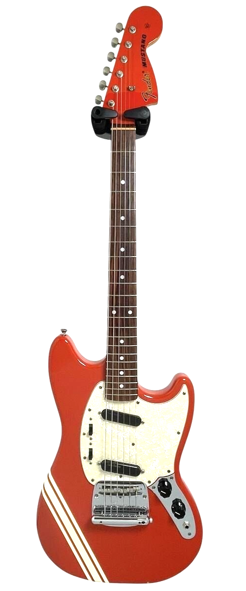 Fender Japan Competition Stripe Mustang Guitar MG73-CO Fiesta Red