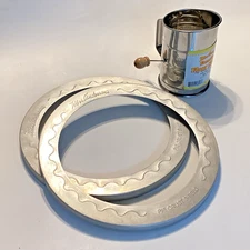 Baking Flour Sifter Pie Crust Shields Mrs. Anderson's Kitchen Gadgets Tools