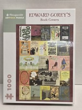 Edward Gorey Book Covers 1000-piece Jigsaw Puzzle - Pomegranate