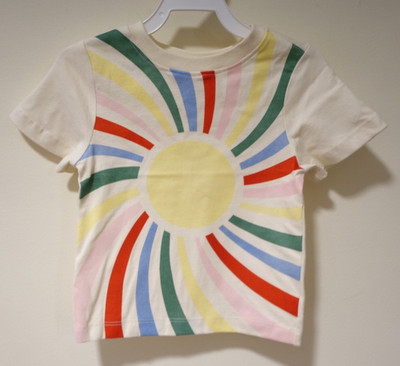 NWT Hanna Andersson Colorful Sun Shine Top Girl's Size 100 / 4