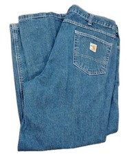 Carhartt FR 280-83, Work 38X29 Flame Resistant APTV 17 Men's Jeans , Blue