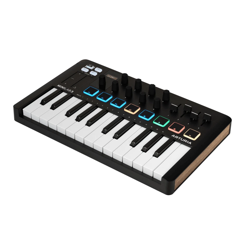 Arturia MiniLab 3 - 25 Key MIDI Keyboard - Black - Image 2 of 3
