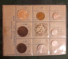 serie monete 1 emissione IZPS Anno 1968  in Fdc con le L. 500 in Argento