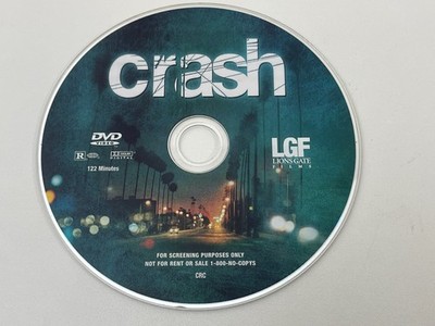 Crash (2005, DVD) SCREENER PROMO FYC Lions Gate - DISC ONLY Movie