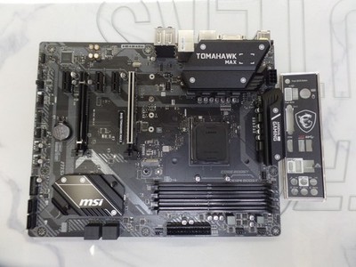 MSI B450 Tomahawk MAX II AM4 ATX Motherboard Open Box TESTED NICE