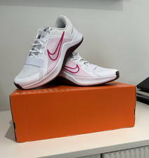 Nike MC Trainer 2 White/Pink Low Top Lace-Up Trainers UK 7.5