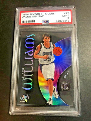 Jason Williams 1998-99 SkyBox E-X Century Rookie Card #77 Graded