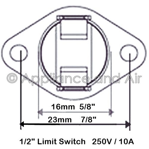 Ventilador de ventilador de calentador de madera CERÁMICA F140 ENCENDIDO-APAGADO interruptor de disco a presión + Instr. ¡Envíos HOY! - Imagen 5 de 8