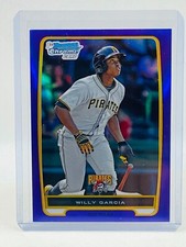 2012 Bowman Chrome Prospects Willy Garcia 1st Purple #199/199