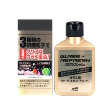 SOFT99 glass oil film remover, glass stain cleaner G73 (80ml, with sponge)