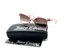 NEW JUICY COUTURE SUNGLASESS JU619/G/S 1ZX TRANSPARENT PINK 54-18-140MM FRAME
