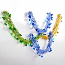 10PCS 200*5cm Shiny Wedding Garland Colorful Ribbons Birthday Party Room Decors