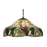 Oaks Lighting Ot 0209/16 P Grapes Ii Tiffany Pendant - Ot 0209/16 P Oaks Lighting Ot 0209/16 P Grapes Ii Tiffany Pendant - Ot 0209/16 P