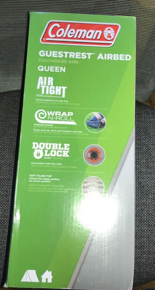 Coleman GuestRest DoubleHigh Air Mattress, Pump Not Included, Queen Sealed eBay